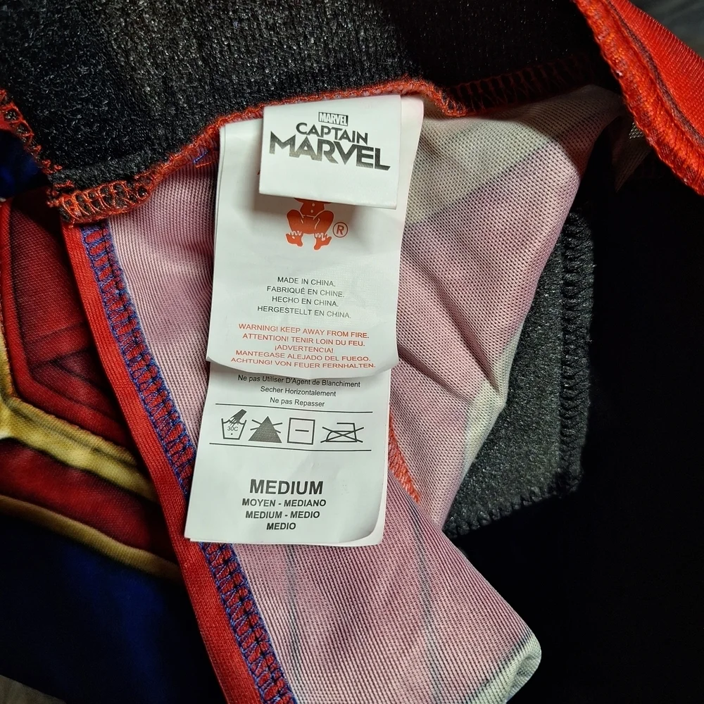 Marvel Captain Marvel Kids Costume - Red and Blue